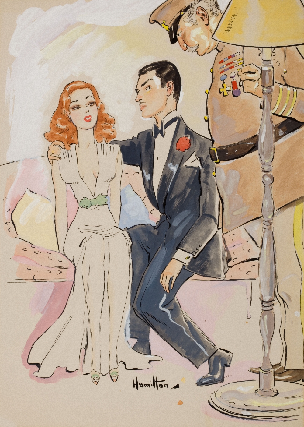 Interrupted Love-making by Herbert Hamilton, 1940